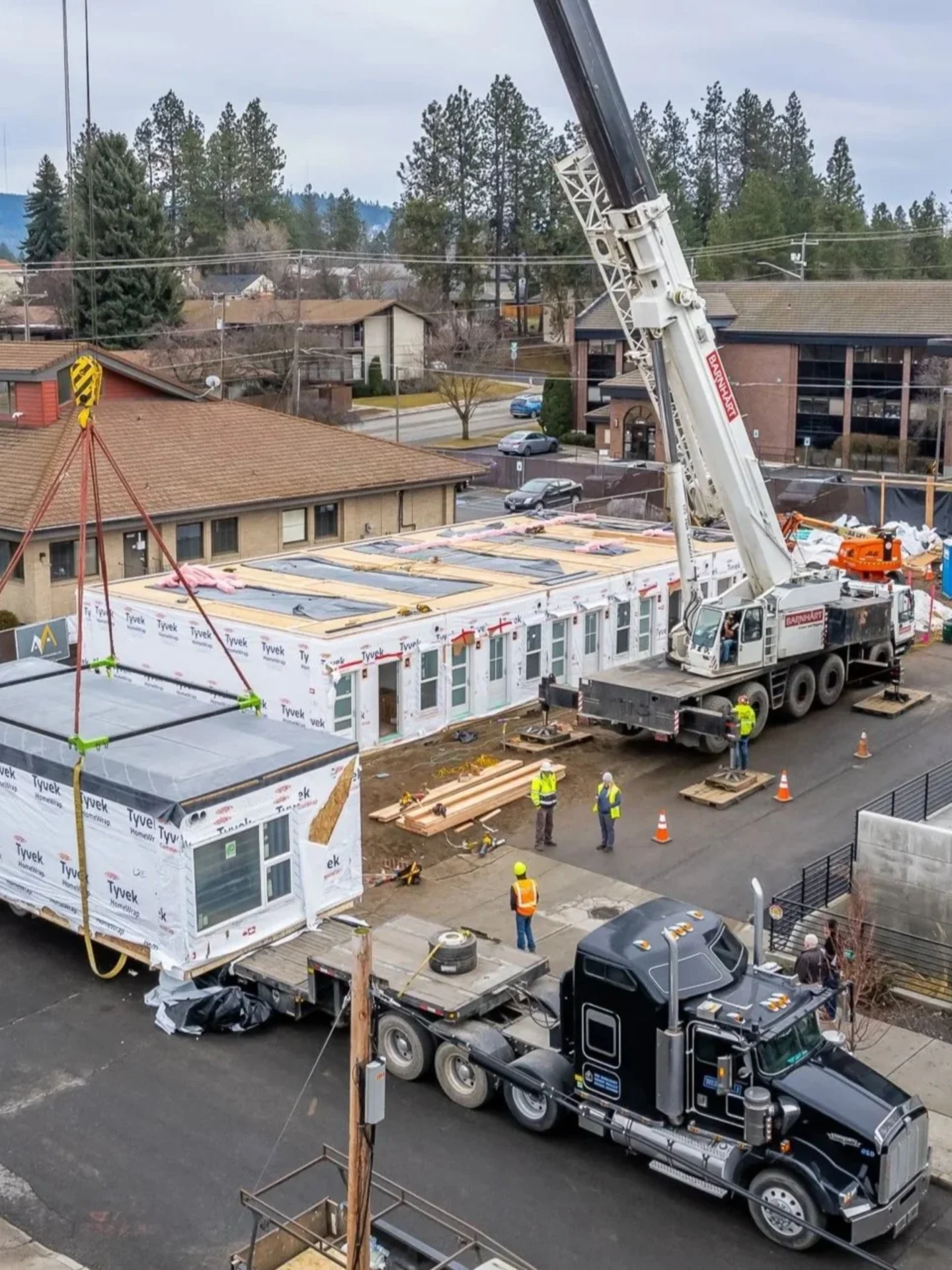 Modular construction for Project Zero in Spokane, Washington